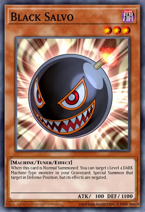 Black Salvo trading card