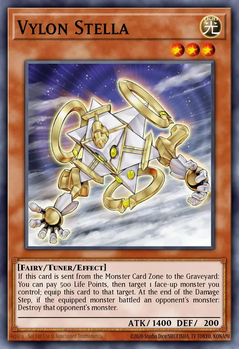 Vylon Stella trading card