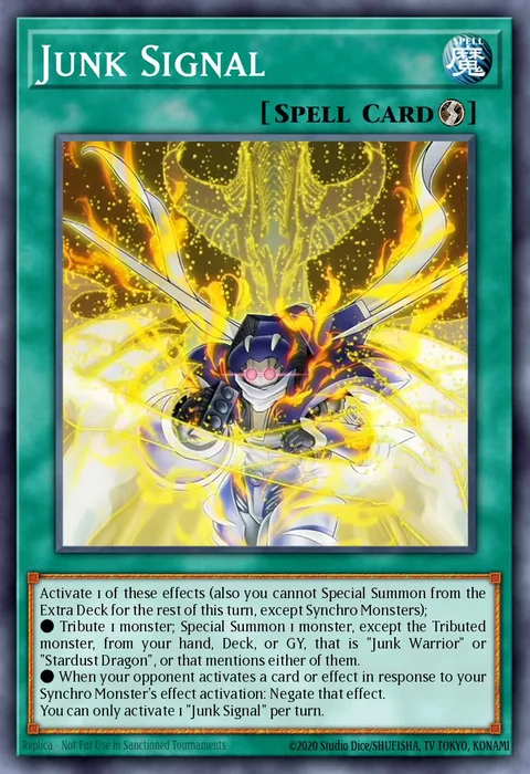 Junk Signal trading card