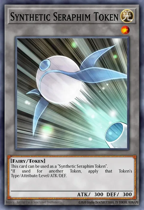Synthetic Seraphim Token trading card