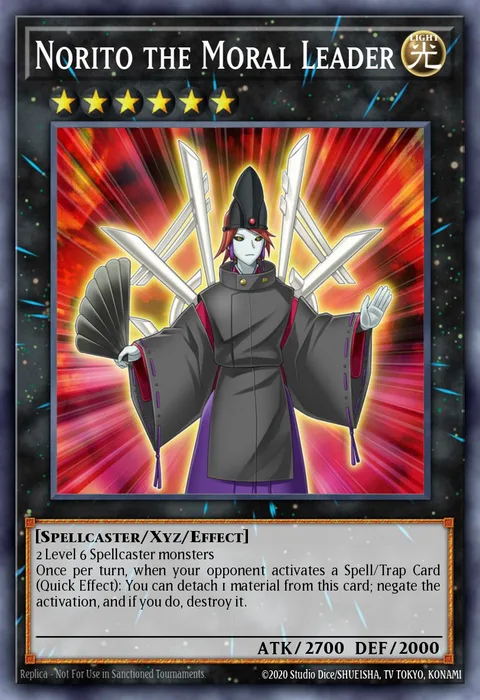 Norito the Moral Leader trading card