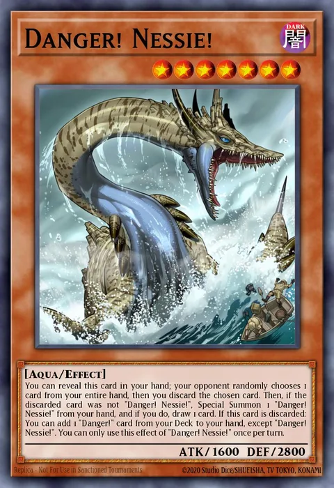 Danger! Nessie! trading card