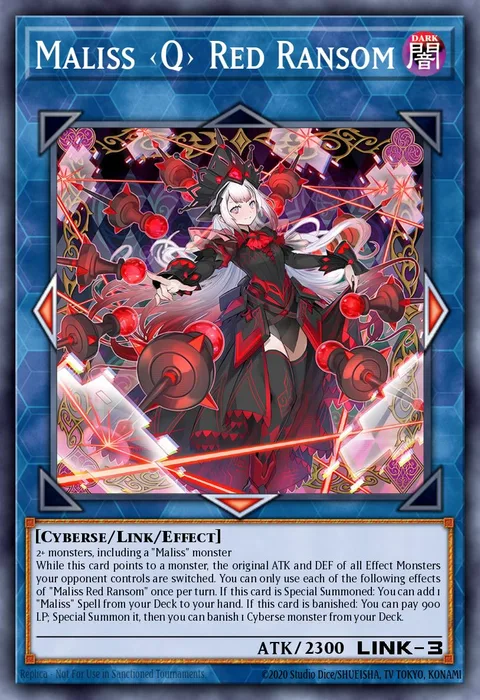 Maliss <Q> Red Ransom trading card