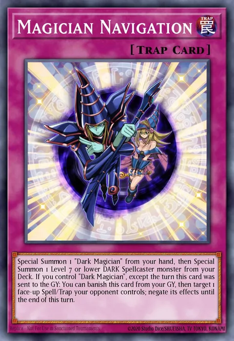 Magician Navigation trading card