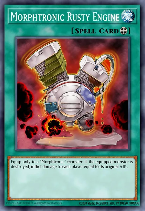 Morphtronic Rusty Engine trading card