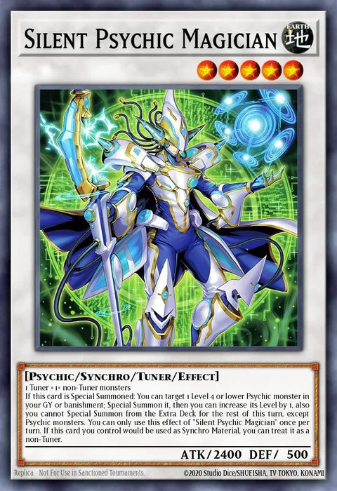 Silent Psychic Magician trading card