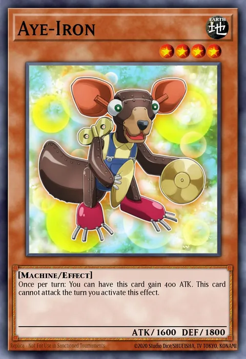Aye-Iron trading card