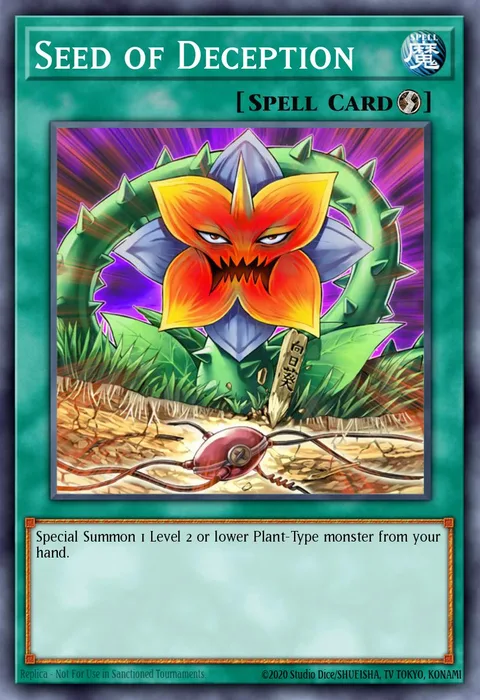 Seed of Deception trading card
