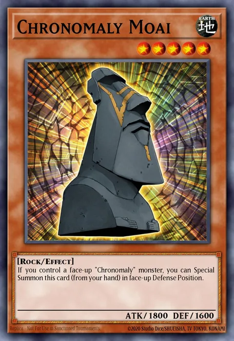 Chronomaly Moai trading card