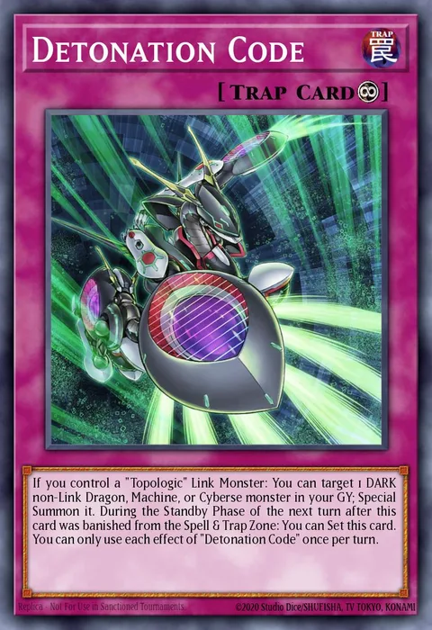 Detonation Code trading card