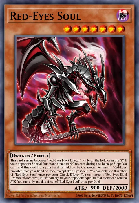 Red-Eyes Soul trading card