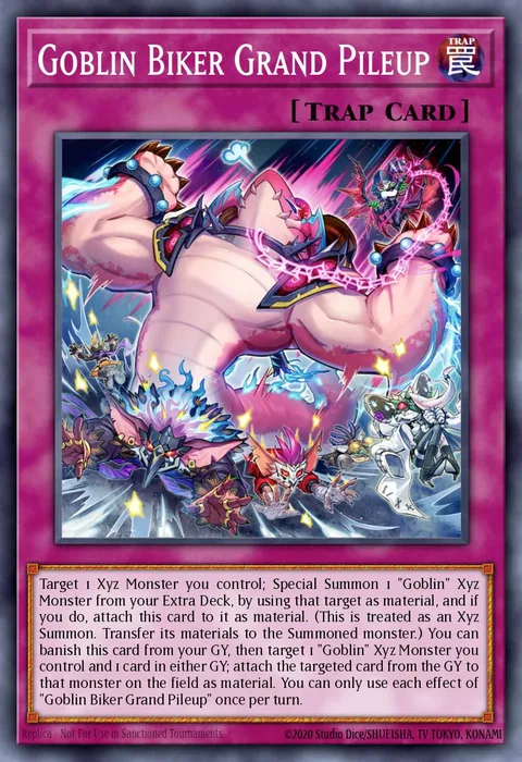 Goblin Biker Grand Pileup trading card
