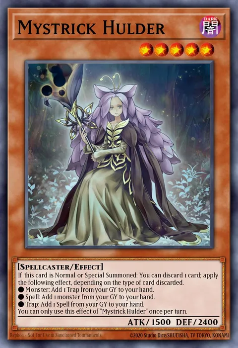 Mystrick Hulder trading card