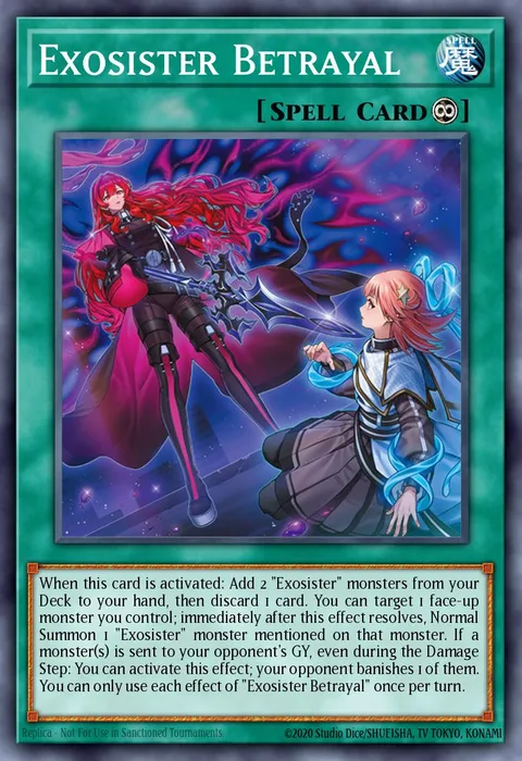 Exosister Betrayal trading card