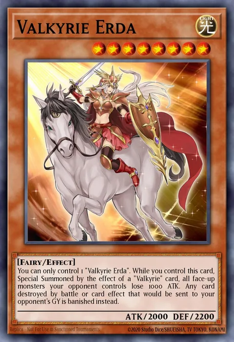 Valkyrie Erda trading card