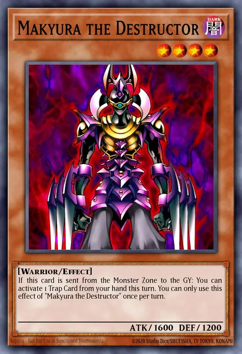 Makyura the Destructor trading card
