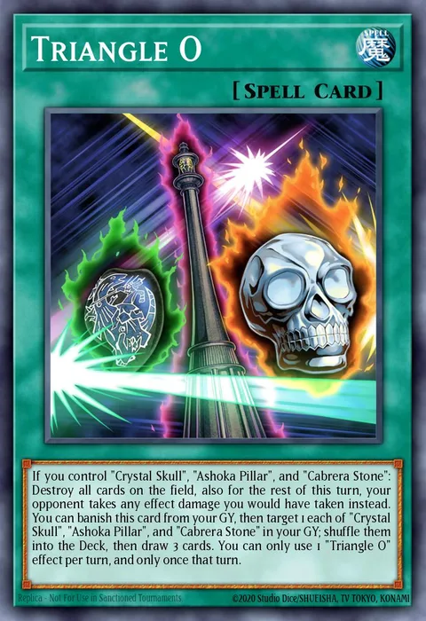 Triangle O trading card