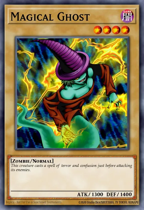 Magical Ghost trading card