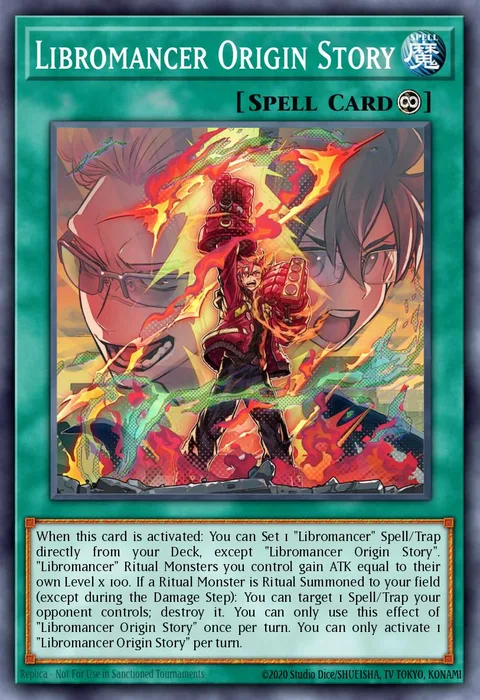 Libromancer Origin Story trading card