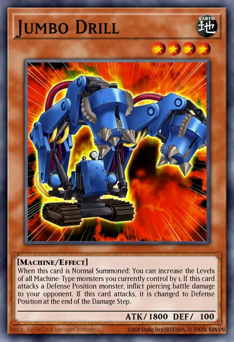 Jumbo Drill trading card