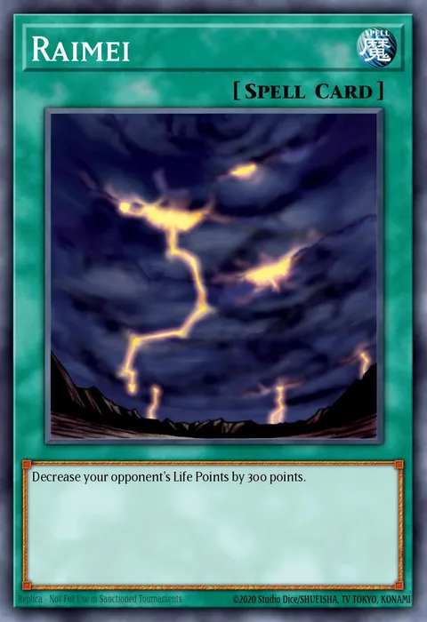 Raimei trading card