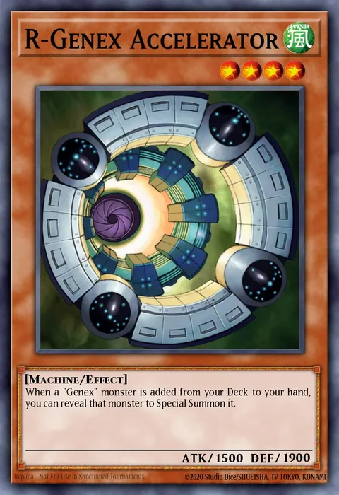 R-Genex Accelerator trading card