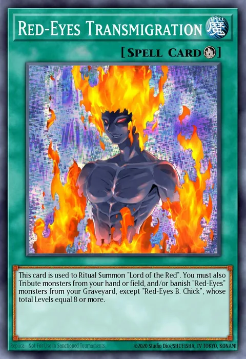 Red-Eyes Transmigration trading card