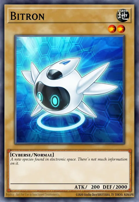 Bitron trading card