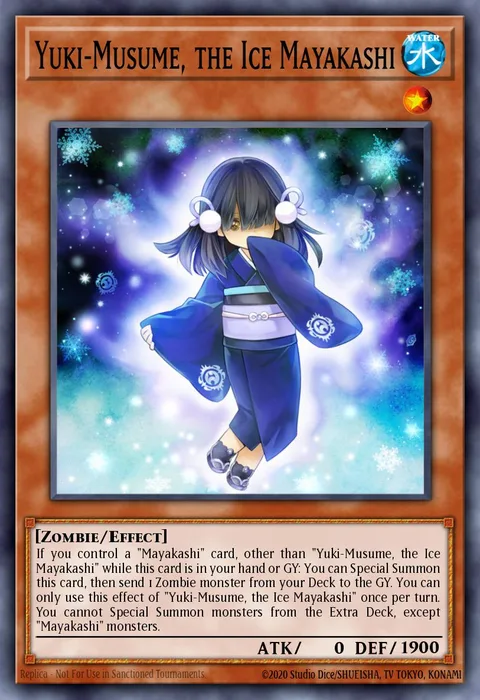 Yuki-Musume, the Ice Mayakashi trading card