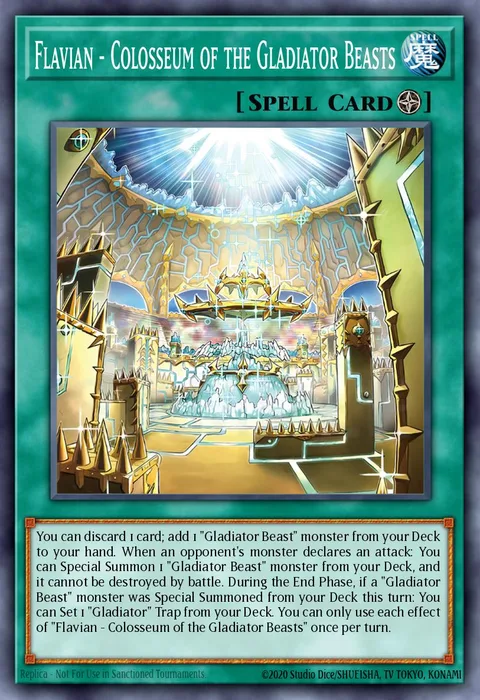 Flavian - Colosseum of the Gladiator Beasts trading card