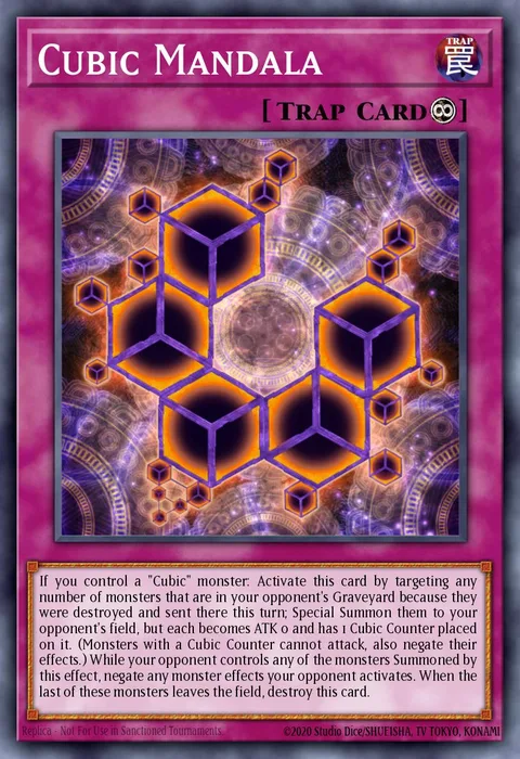 Cubic Mandala trading card