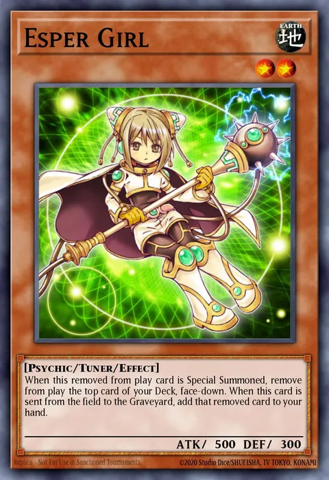 Esper Girl trading card