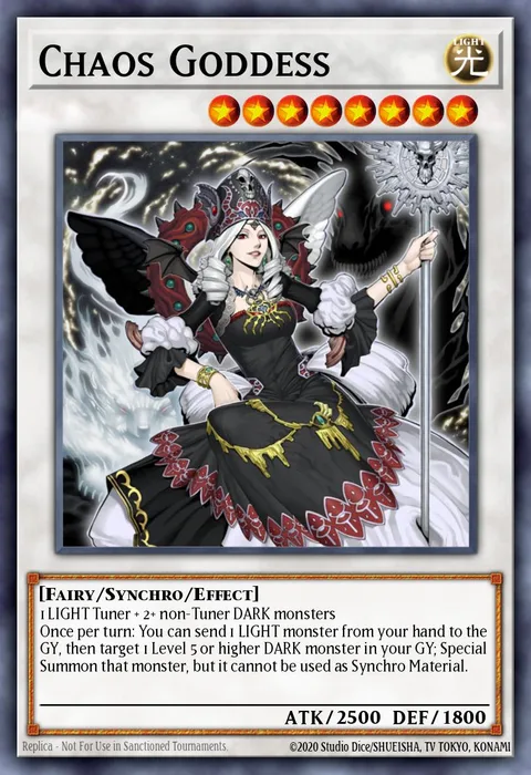 Chaos Goddess trading card