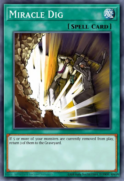 Miracle Dig trading card