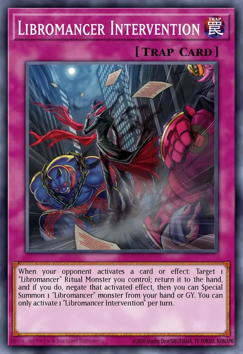 Libromancer Intervention trading card