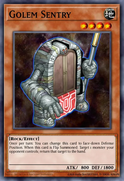 Golem Sentry trading card