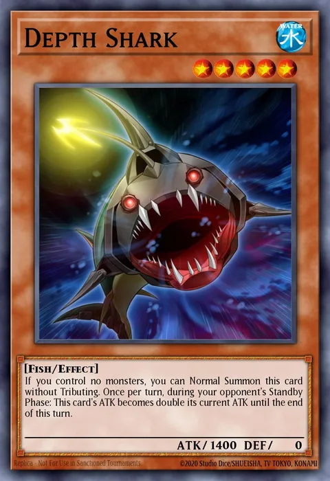 Depth Shark trading card