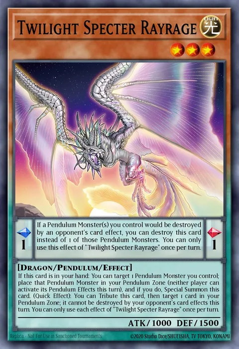 Twilight Specter Rayrage trading card