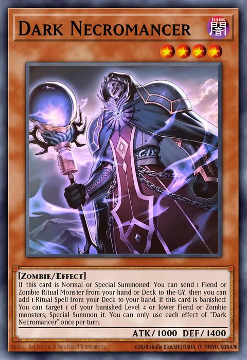 Dark Necromancer trading card