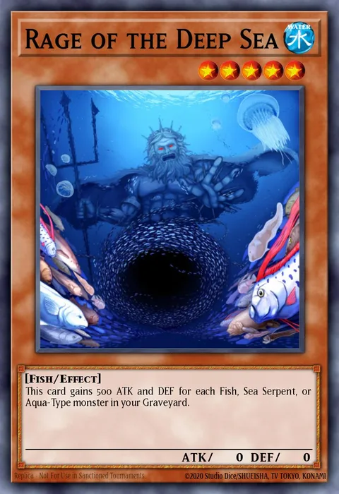 Rage of the Deep Sea trading card