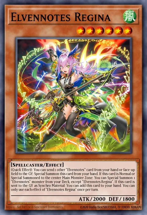 Elfnote Regina trading card