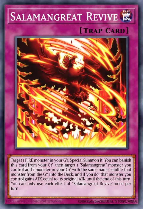 Salamangreat Revive trading card