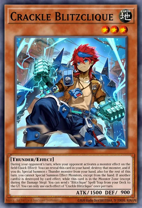 Crackle Blitzclique trading card