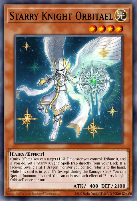 Starry Knight Orbitael trading card