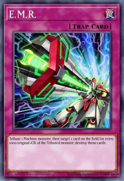 E.M.R. trading card