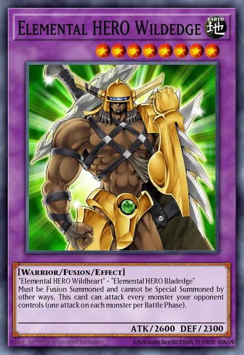 Elemental HERO Wildedge trading card