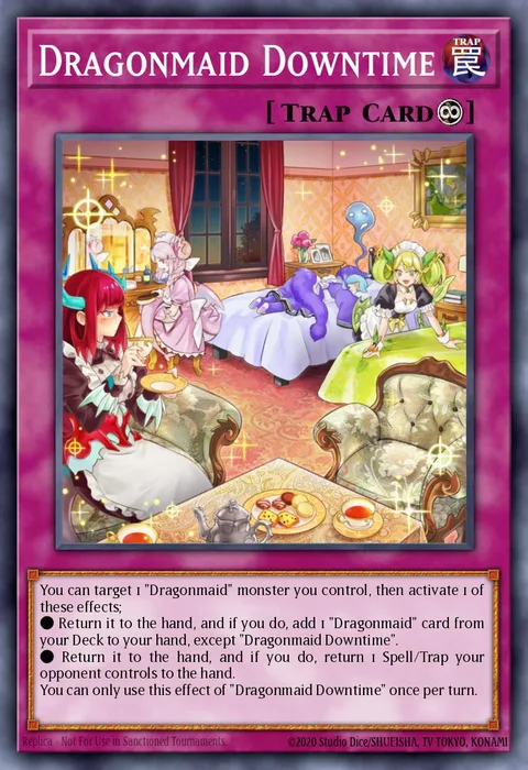 Dragonmaid Downtime trading card
