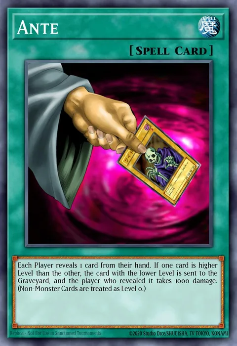 Ante trading card