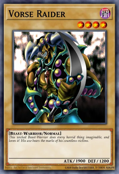 Vorse Raider trading card