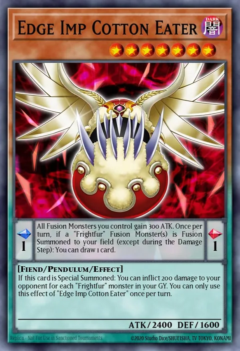 Edge Imp Cotton Eater trading card